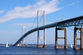 Pell Bridge In Jamestown and Newport Rhode Island, CompuClaim supports runners